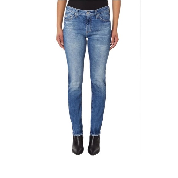 Ag Adriano Goldschmied Denim - AG Adriano Goldschmied The‎ Prima Skinny Leg Jeans Women Size 29 Distressed Blue